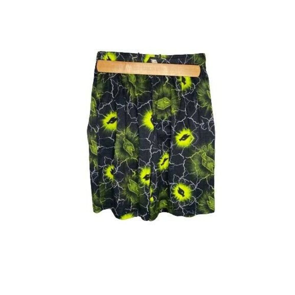 Tony Hawk Shorts Boys Small Green Black Bermuda Abstract Pull On S 6-8